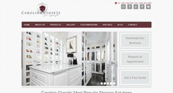 Desktop Screenshot of carolinacloset.com